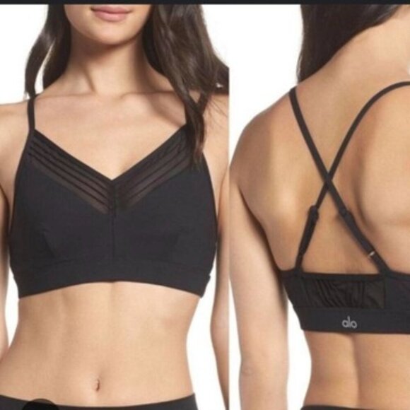 ALO Yoga Tops - Alo Yoga Sport Bra Women Size S Black